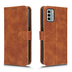 Funda de Cuero Cartera con Soporte Carcasa L01Z para Nokia G22 Marron