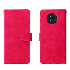 Funda de Cuero Cartera con Soporte Carcasa L01Z para Nokia G50 5G Rosa Roja