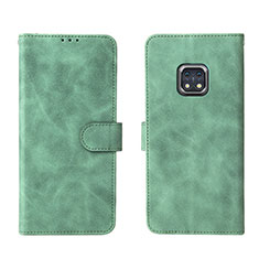 Funda de Cuero Cartera con Soporte Carcasa L01Z para Nokia XR20 Verde