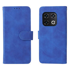 Funda de Cuero Cartera con Soporte Carcasa L01Z para OnePlus 10 Pro 5G Azul