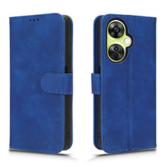 Funda de Cuero Cartera con Soporte Carcasa L01Z para OnePlus Nord CE 3 5G Azul