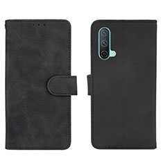 Funda de Cuero Cartera con Soporte Carcasa L01Z para OnePlus Nord CE 5G Negro