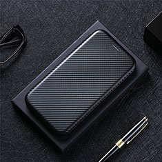 Funda de Cuero Cartera con Soporte Carcasa L01Z para Oppo A55 4G Negro