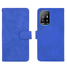 Funda de Cuero Cartera con Soporte Carcasa L01Z para Oppo A94 5G Azul