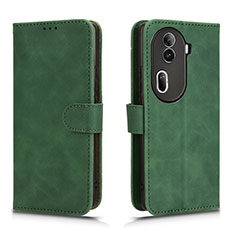 Funda de Cuero Cartera con Soporte Carcasa L01Z para Oppo Reno11 Pro 5G Verde