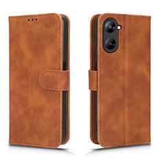 Funda de Cuero Cartera con Soporte Carcasa L01Z para Realme 10S 5G Marron