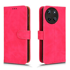 Funda de Cuero Cartera con Soporte Carcasa L01Z para Realme 11 4G Rosa Roja