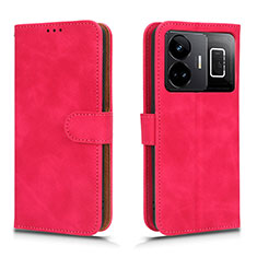 Funda de Cuero Cartera con Soporte Carcasa L01Z para Realme GT Neo5 5G Rosa Roja