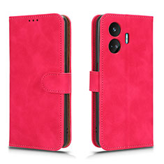 Funda de Cuero Cartera con Soporte Carcasa L01Z para Realme GT Neo5 SE 5G Rosa Roja