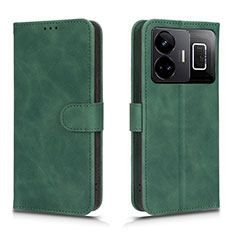 Funda de Cuero Cartera con Soporte Carcasa L01Z para Realme GT3 5G Verde