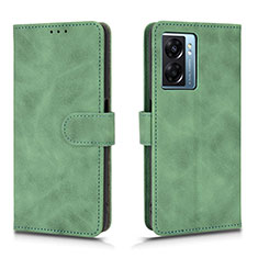 Funda de Cuero Cartera con Soporte Carcasa L01Z para Realme Q5i 5G Verde