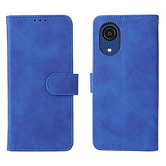 Funda de Cuero Cartera con Soporte Carcasa L01Z para Samsung Galaxy A03 Core Azul