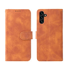 Funda de Cuero Cartera con Soporte Carcasa L01Z para Samsung Galaxy A13 5G Marron