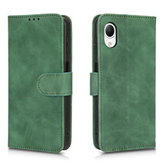 Funda de Cuero Cartera con Soporte Carcasa L01Z para Samsung Galaxy A23 5G SC-56C Verde