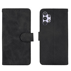 Funda de Cuero Cartera con Soporte Carcasa L01Z para Samsung Galaxy A32 5G Negro