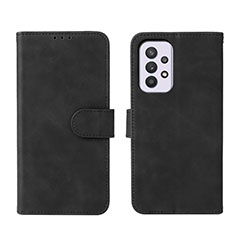 Funda de Cuero Cartera con Soporte Carcasa L01Z para Samsung Galaxy A33 5G Negro