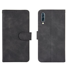 Funda de Cuero Cartera con Soporte Carcasa L01Z para Samsung Galaxy A50S Negro