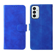 Funda de Cuero Cartera con Soporte Carcasa L01Z para Samsung Galaxy F23 5G Azul