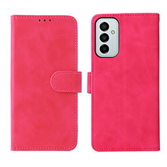 Funda de Cuero Cartera con Soporte Carcasa L01Z para Samsung Galaxy F23 5G Rosa Roja