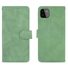 Funda de Cuero Cartera con Soporte Carcasa L01Z para Samsung Galaxy F42 5G Verde