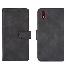 Funda de Cuero Cartera con Soporte Carcasa L01Z para Samsung Galaxy M01 Core Negro