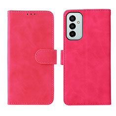 Funda de Cuero Cartera con Soporte Carcasa L01Z para Samsung Galaxy M23 5G Rosa Roja