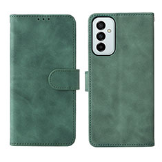 Funda de Cuero Cartera con Soporte Carcasa L01Z para Samsung Galaxy M23 5G Verde