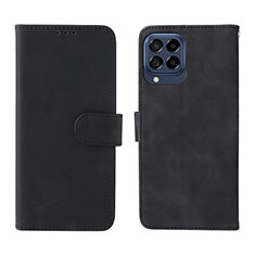 Funda de Cuero Cartera con Soporte Carcasa L01Z para Samsung Galaxy M53 5G Negro