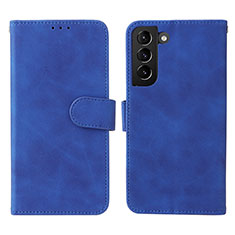 Funda de Cuero Cartera con Soporte Carcasa L01Z para Samsung Galaxy S24 Plus 5G Azul