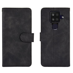 Funda de Cuero Cartera con Soporte Carcasa L01Z para Sharp Aquos Sense4 Plus Negro