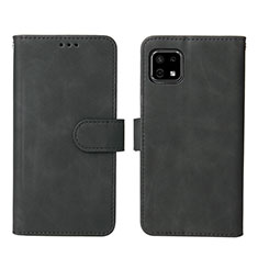 Funda de Cuero Cartera con Soporte Carcasa L01Z para Sharp Aquos Sense6s Negro