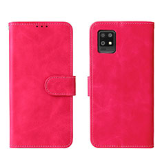 Funda de Cuero Cartera con Soporte Carcasa L01Z para Sharp Aquos Zero6 Rosa Roja