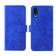 Funda de Cuero Cartera con Soporte Carcasa L01Z para Sharp Simple Sumaho 6 Azul