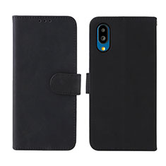 Funda de Cuero Cartera con Soporte Carcasa L01Z para Sharp Simple Sumaho 6 Negro