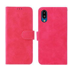 Funda de Cuero Cartera con Soporte Carcasa L01Z para Sharp Simple Sumaho 6 Rosa Roja