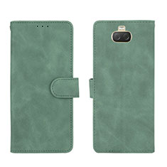 Funda de Cuero Cartera con Soporte Carcasa L01Z para Sony Xperia 10 Verde