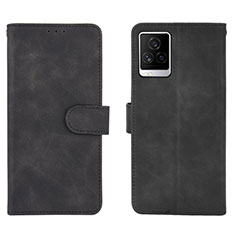 Funda de Cuero Cartera con Soporte Carcasa L01Z para Vivo iQOO 7 5G Negro