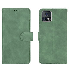 Funda de Cuero Cartera con Soporte Carcasa L01Z para Vivo iQOO U3x 5G Verde