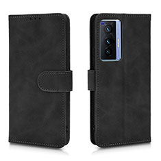 Funda de Cuero Cartera con Soporte Carcasa L01Z para Vivo X70 5G Negro