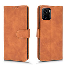 Funda de Cuero Cartera con Soporte Carcasa L01Z para Vivo Y01 Marron