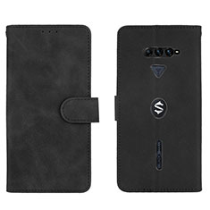 Funda de Cuero Cartera con Soporte Carcasa L01Z para Xiaomi Black Shark 4 5G Negro