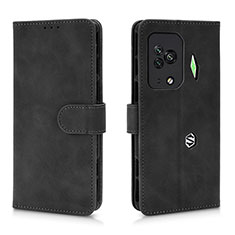 Funda de Cuero Cartera con Soporte Carcasa L01Z para Xiaomi Black Shark 5 Pro 5G Negro