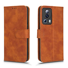 Funda de Cuero Cartera con Soporte Carcasa L01Z para Xiaomi Civi 2 5G Marron