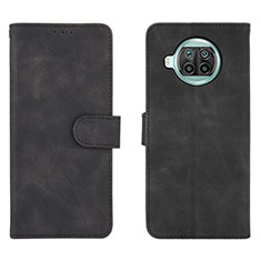 Funda de Cuero Cartera con Soporte Carcasa L01Z para Xiaomi Mi 10i 5G Negro