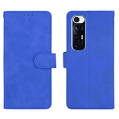 Funda de Cuero Cartera con Soporte Carcasa L01Z para Xiaomi Mi 10S 5G Azul