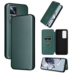 Funda de Cuero Cartera con Soporte Carcasa L01Z para Xiaomi Mi 12T 5G Verde