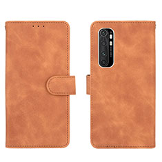 Funda de Cuero Cartera con Soporte Carcasa L01Z para Xiaomi Mi Note 10 Lite Marron