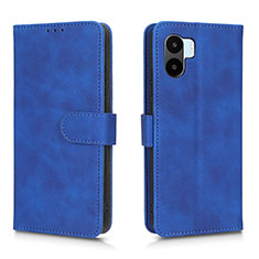 Funda de Cuero Cartera con Soporte Carcasa L01Z para Xiaomi Poco C50 Azul