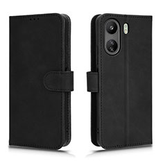 Funda de Cuero Cartera con Soporte Carcasa L01Z para Xiaomi Poco C65 Negro