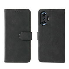 Funda de Cuero Cartera con Soporte Carcasa L01Z para Xiaomi Poco F3 GT 5G Negro